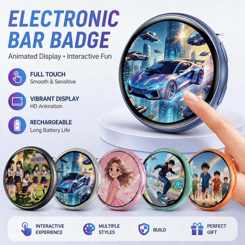 Magnetic Clasp Cosplay - Lencana Digital Pintar Layar Sentuh Dapat