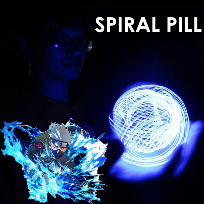Cosplay Fireball Prop - Mainan Cosplay Uzumaki Naruto, Bola Spiral