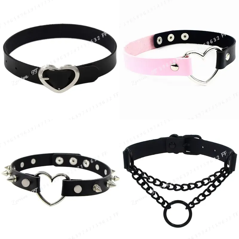Kalung Choker Gothic Punk Rock - Magnetic Clasp Cosplay ulasan dan harga