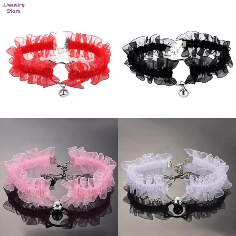 Kalung choker renda dapat diat - Magnetic Clasp Cosplay ulasan dan harga