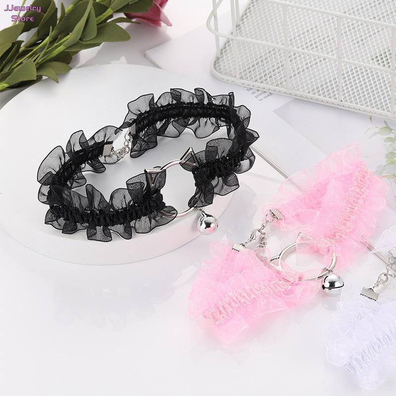 Kalung choker renda dapat diat - Magnetic Clasp Cosplay ulasan dan harga