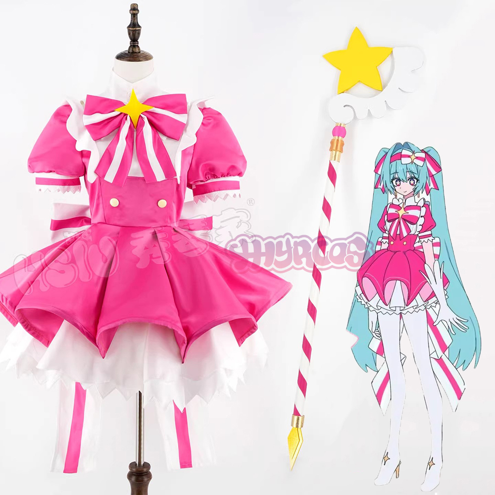 MMiku Retry Kostum Cosplay Wig - Cosplay Prop Diy ulasan dan harga